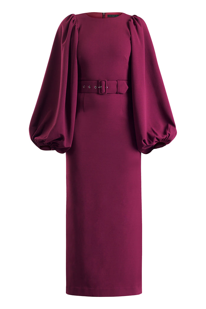 The Willow Dress In Plum