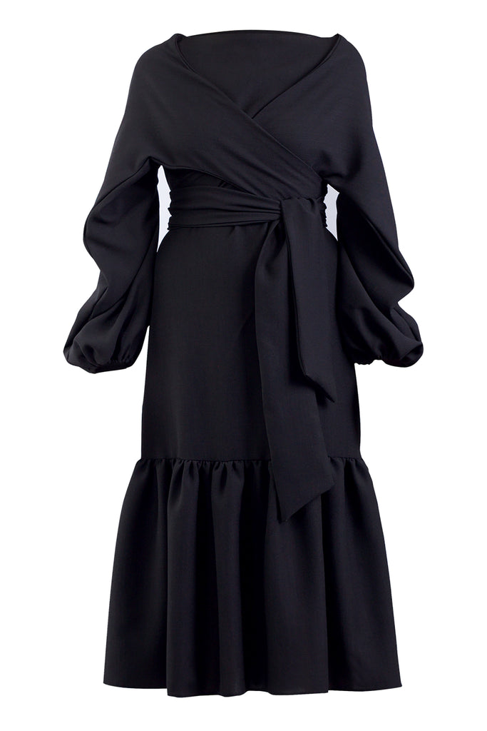 Greta Black Dress
