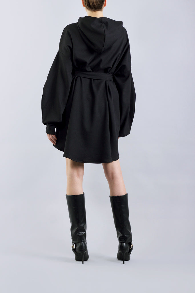 Margo Black Hoodie Dress